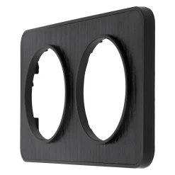 Plaque de finition double Jacobsen Espen bois noir à assembler