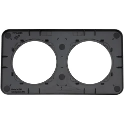 Plaque de finition double Jacobsen Espen bois noir à assembler