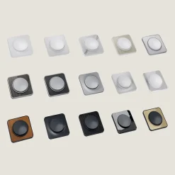 Plaque de finition double Jacobsen Espen verre blanc à assembler