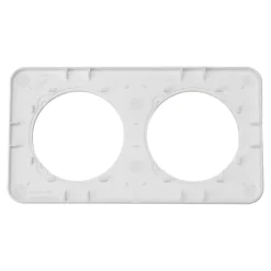 Plaque de finition double Jacobsen Espen marbré blanc à assembler