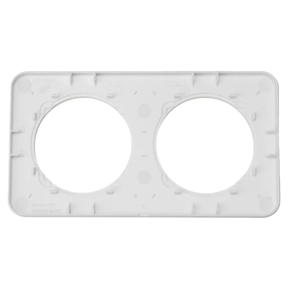 Plaque de finition double Jacobsen Espen marbré blanc à assembler