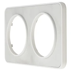 Plaque de finition double Jacobsen Espen marbré blanc à assembler