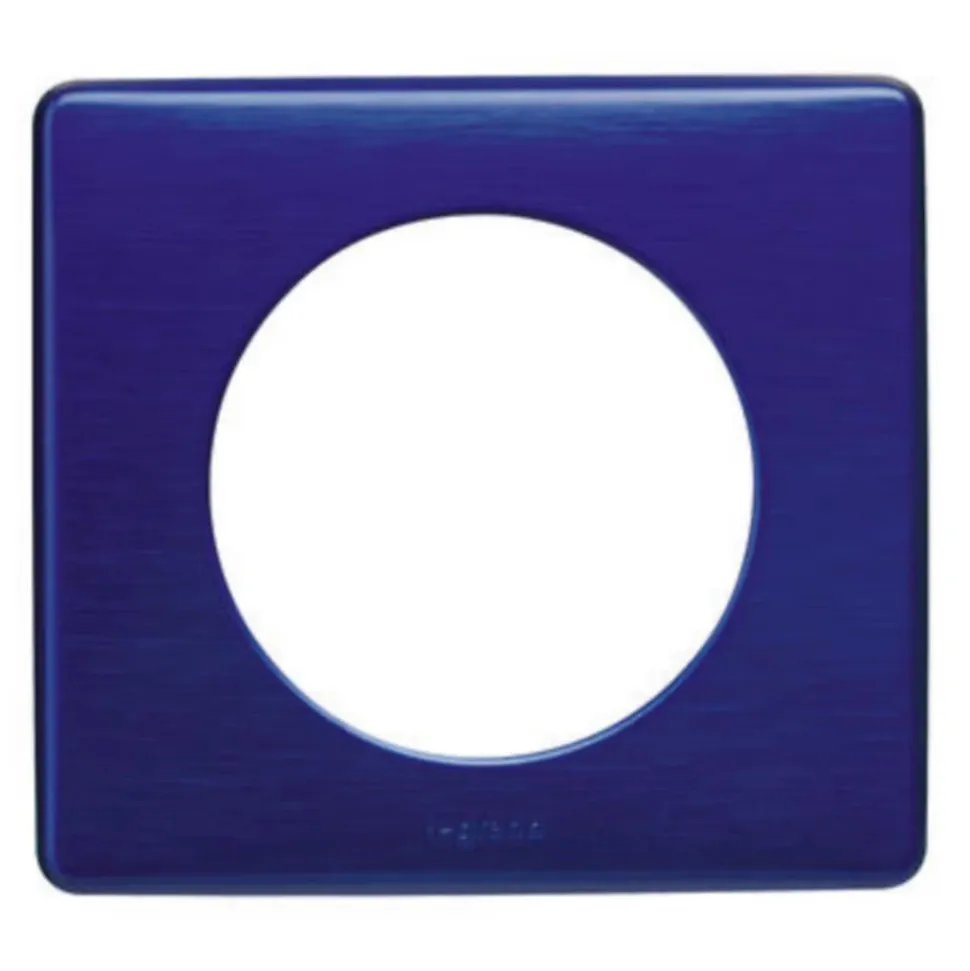 Plaque de finition Legrand Céliane nuit d'encre 1 poste