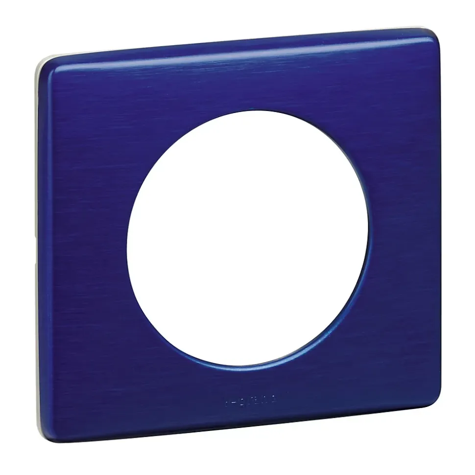 Plaque de finition Legrand Céliane nuit d'encre 1 poste