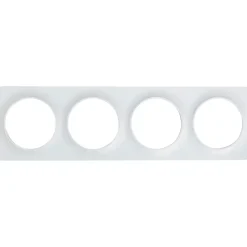 Plaque de finition quadruple Jacobsen Espen blanc à assembler
