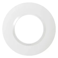 Plaque de finition simple Legrand Dooxie Blanc rond