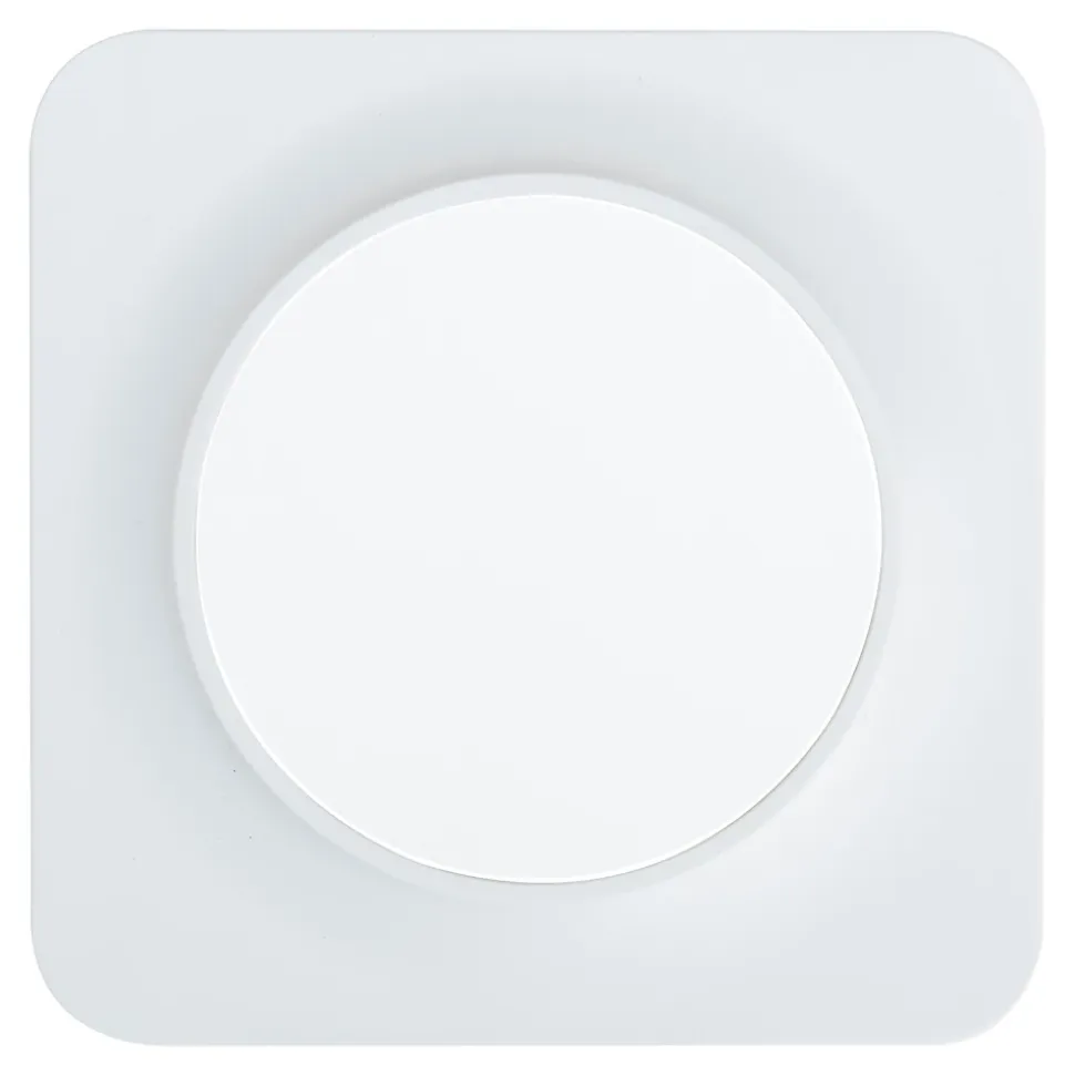 Plaque de finition simple Jacobsen Espen blanc à assembler