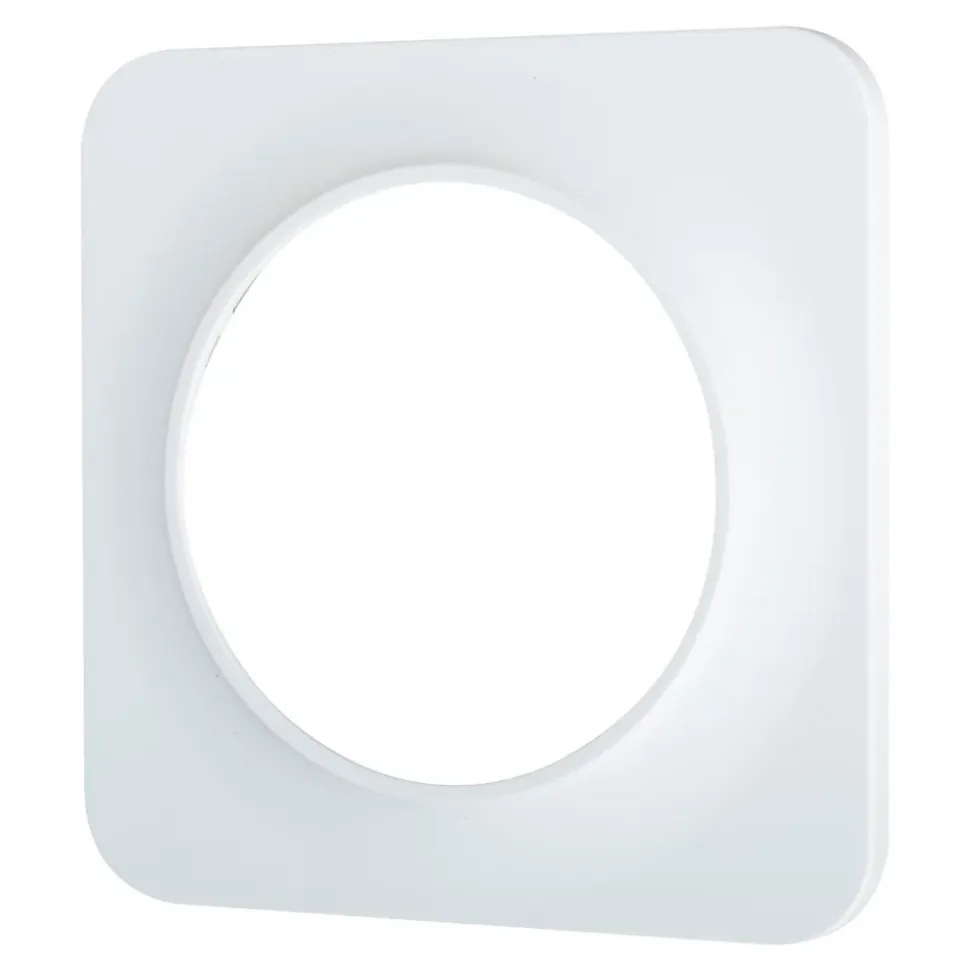 Plaque de finition simple Jacobsen Espen blanc à assembler