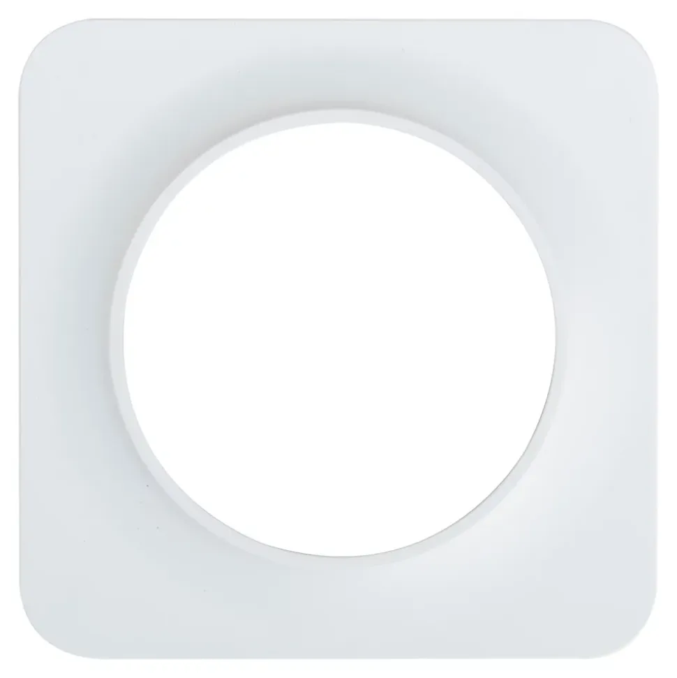 Plaque de finition simple Jacobsen Espen blanc à assembler