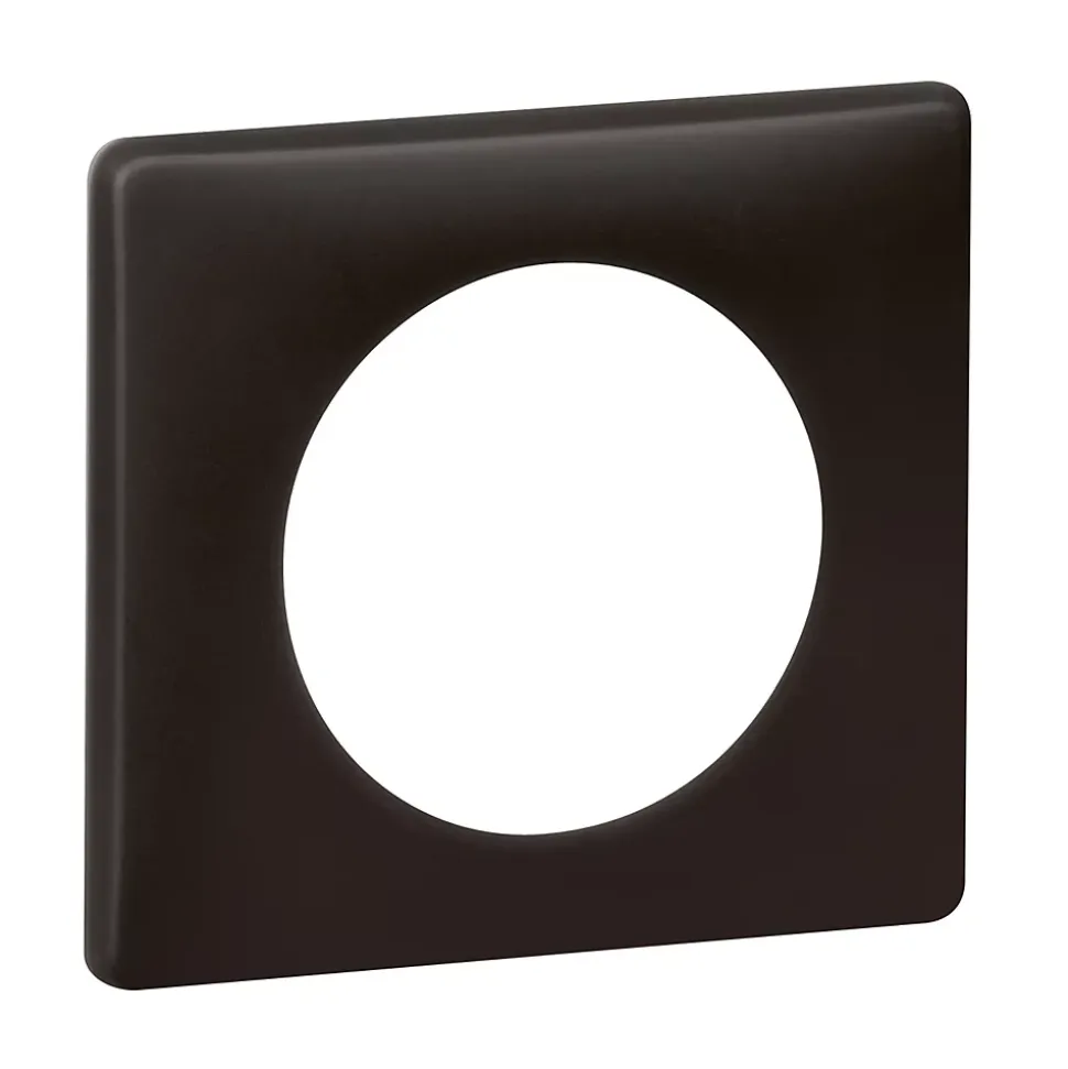 Plaque de finition simple Legrand Céliane Poudré Basalte