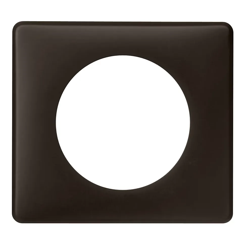 Plaque de finition simple Legrand Céliane Poudré Basalte
