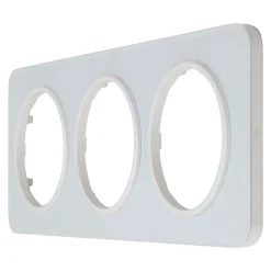 Plaque de finition triple Jacobsen Espen verre blanc à assembler