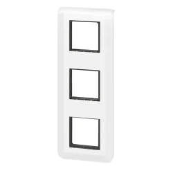 Plaque de finition 3x2 modules Legrand Mosaïc 0 994 75 coloris blanc l.224 x P.9 x H.82 mm
