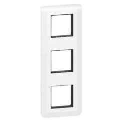 Plaque de finition 3x2 modules Legrand Mosaïc 0 994 75 coloris blanc l.224 x P.9 x H.82 mm