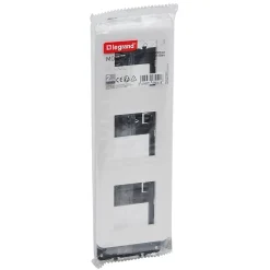 Plaque de finition 3x2 modules Legrand Mosaïc 0 994 75 coloris blanc l.224 x P.9 x H.82 mm