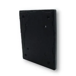 Plaque de numéro de rue, en schiste, noir, L.15 x l.18,5 cm, Chapuis CIXA11
