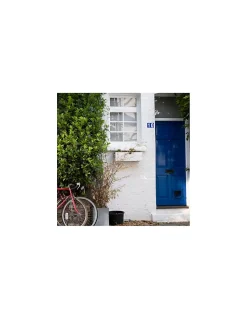 Plaque de signalisation 0, marquage blanc sur fond bleu, panneau PVC adhésif, 65x90mm - THIRARD