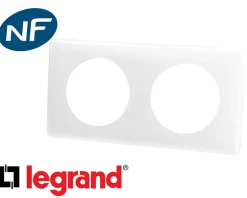 Plaque double blanche Legrand Céliane™