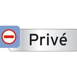Plaquette indicatrice "Privé" Chapuis