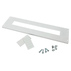 Plastron Modulaire En Métal 24 Modules - 150mm - Pour Coffret Altlantic Ide Et Atlantic Plus