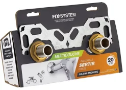 Platine double cloison multicouche à sertir Ø20 mm Noyon et Thielbault