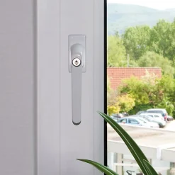 Poignée à clé argent Abus 670 g vendue par 3 pièces