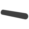 Poignée de meuble arrondi GoodHome Minzh aluminium mat noir l.153mm x l.25mm x H. 16mm entraxe 128mm