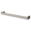 Poignée de meuble Droit GoodHome Dotz effet nickel satin gris l.169mm x l.12mm x H. 27mm entraxe 160mm