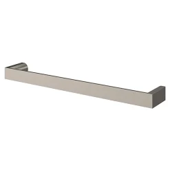 Poignée de meuble Droit GoodHome Dotz effet nickel satin gris l.169mm x l.12mm x H. 27mm entraxe 160mm