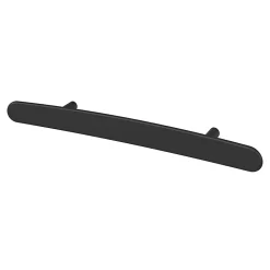 Poignée de meuble en T GoodHome Meham mat noir l.220mm x l.20mm x H. 35mm entraxe 128mm