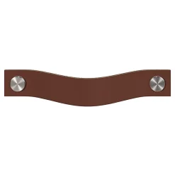 Poignée de meuble nœud GoodHome Hezo marron foncé l.15.3cm x h.2.4cm x p.2.5cm