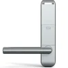 Poignée électronique serrure à code Easykey DOM serrure inox porte intérieure 45 mm sans clé