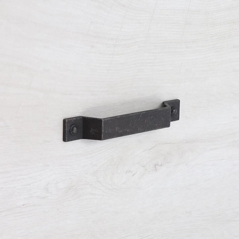 Poignée pour meubles en zamac Entraxe 160 Fer noir vintage