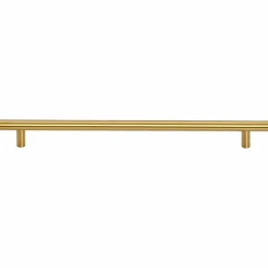 Poignées d armoire 5 pcs doré 320 mm acier inoxydable