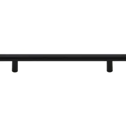 Poignées d armoire 10 pcs noir 160 mm acier inoxydable