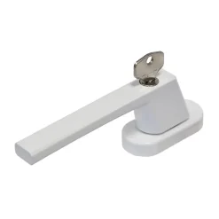 Poingée de fenêtre à clé blanche Abus