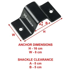 Point d'ancrage au sol/mur Master Lock 1489EURDAT