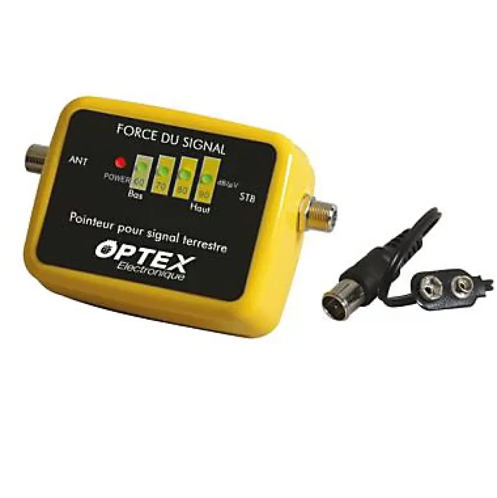 Pointeur terrestre à LED Optex connecteur femelle 270 - 870 MHz