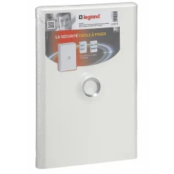 Porte blanche pour coffret 2 rangées Legrand DRIVIA