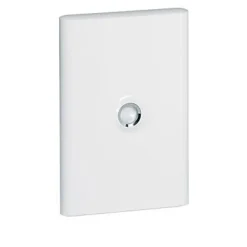Porte blanche pour coffret 2 rangées Legrand DRIVIA