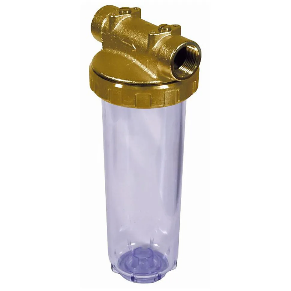 Porte filtre à eau tête bronze 118 diamètre 2"