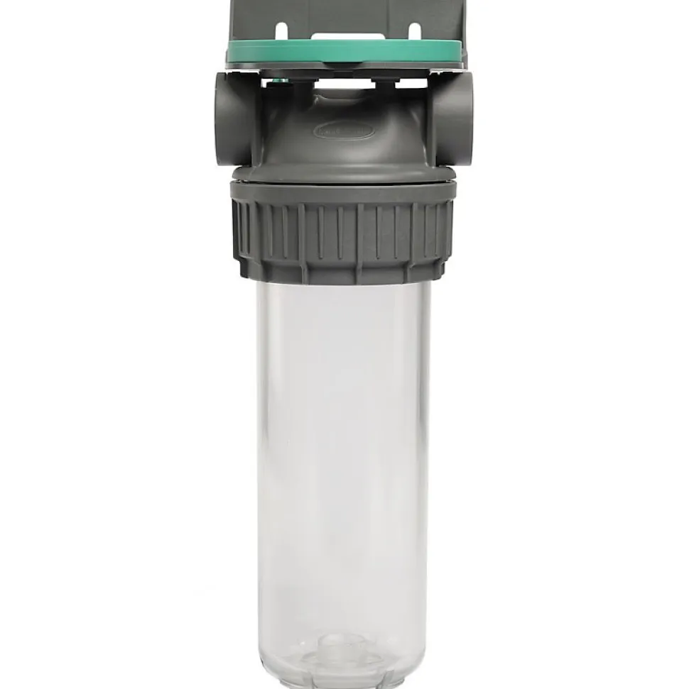 Porte filtres à eau simple 9' 3/4 3P ECOSOFT filtration sous évier connexion 1'