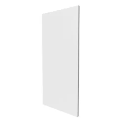 Porte Saillie pour bac d'encastrement BTT5 - 2x13 modules ATOLE - Blanc - H. hors-tout 1170 mm