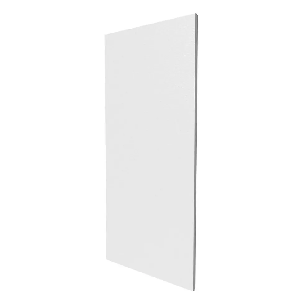 Porte Saillie pour bac d'encastrement BTT5 - 2x13 modules ATOLE - Blanc - H. hors-tout 1170 mm