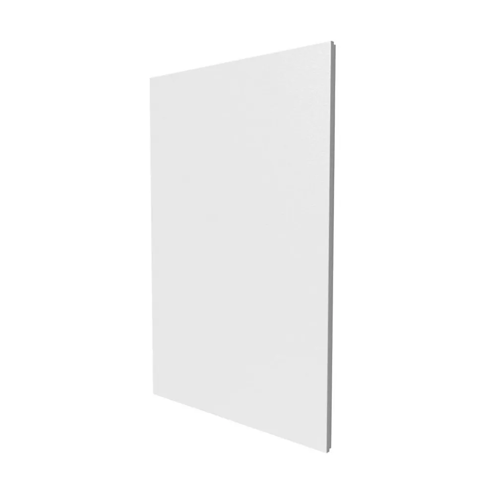 Porte Saillie pour bac d'encastrement BTT3 - 2x13 modules ATOLE - Blanc - H. hors-tout 860 mm