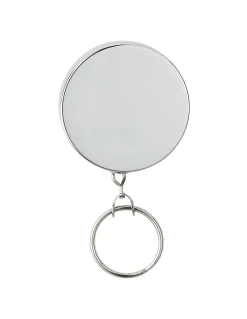Porte-clé enrouleur à câble rétracteur, 600mm, nickelé - THIRARD