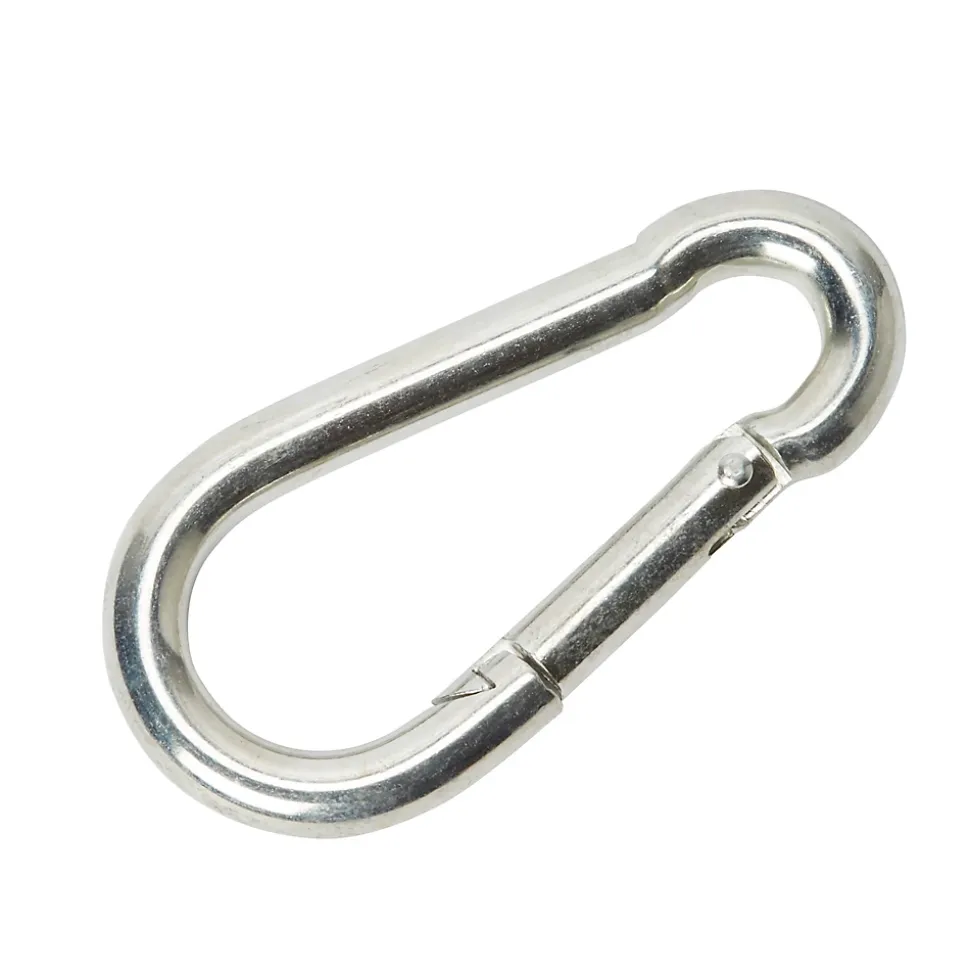 Porte-mousqueton type pompier Diall 8 cm