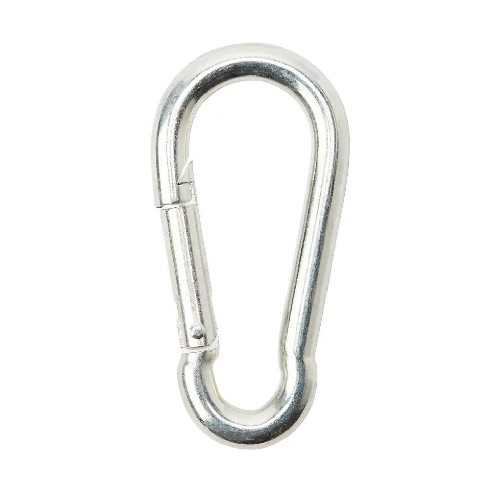Porte-mousqueton type pompier Diall 8 cm