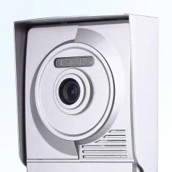 Portier interphone vidéo classic 4 fils - 4 appartements - 4 écrans noirs