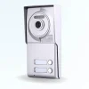 Portier interphone vidéo classic 4 fils - 2 appartements - 2 écrans noirs